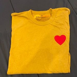 Aviator Nation heart embroidery